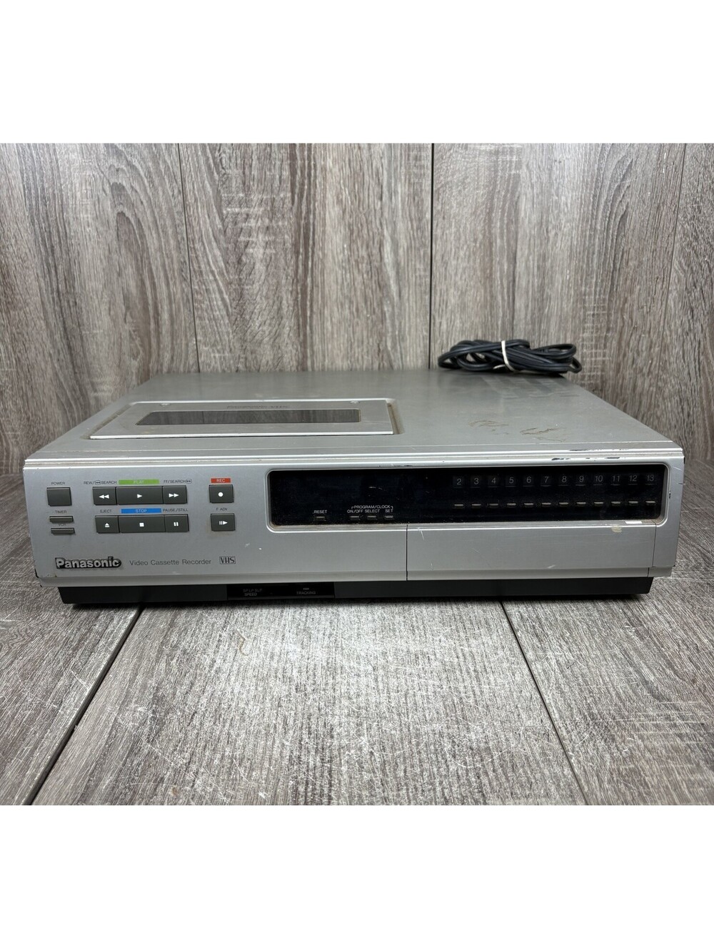 Vintage Panasonic Omnivision VHS PV-1225 Top Load Video Recorder Player VCR